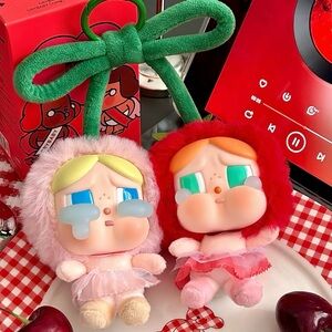 NEW POP MART CRYBABY Crying For Love Series Vinyl Plushie Hanging Card Keychain